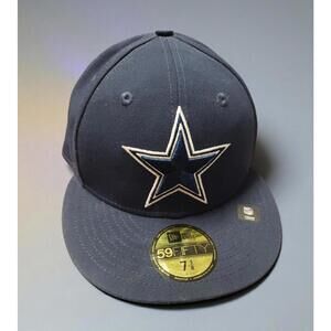 Dallas Cowboys New Era 59FIFTY Fitted Hat 7 3/8 – Used w/ Stains